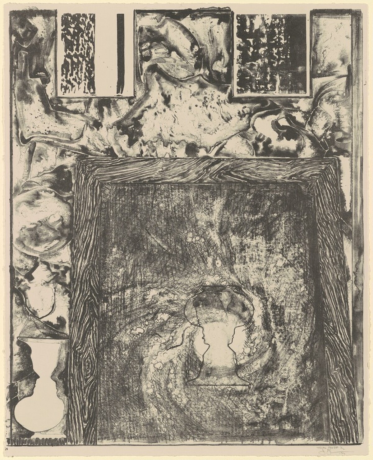 Untitled [trial proof] by Jasper Johns