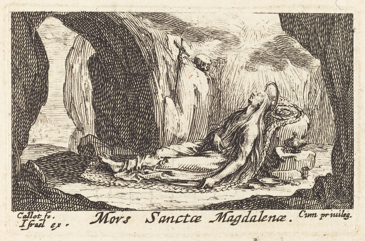 Death of the Magdalene by Jacques Callot