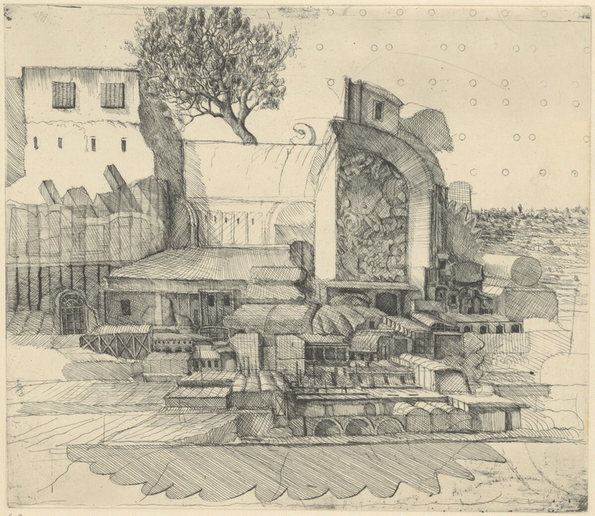 Untitled architectural motif by Peter Ackermann