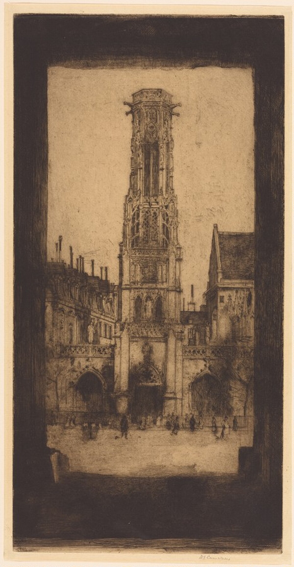 Saint Germain l'Auxerrois by David Young Cameron