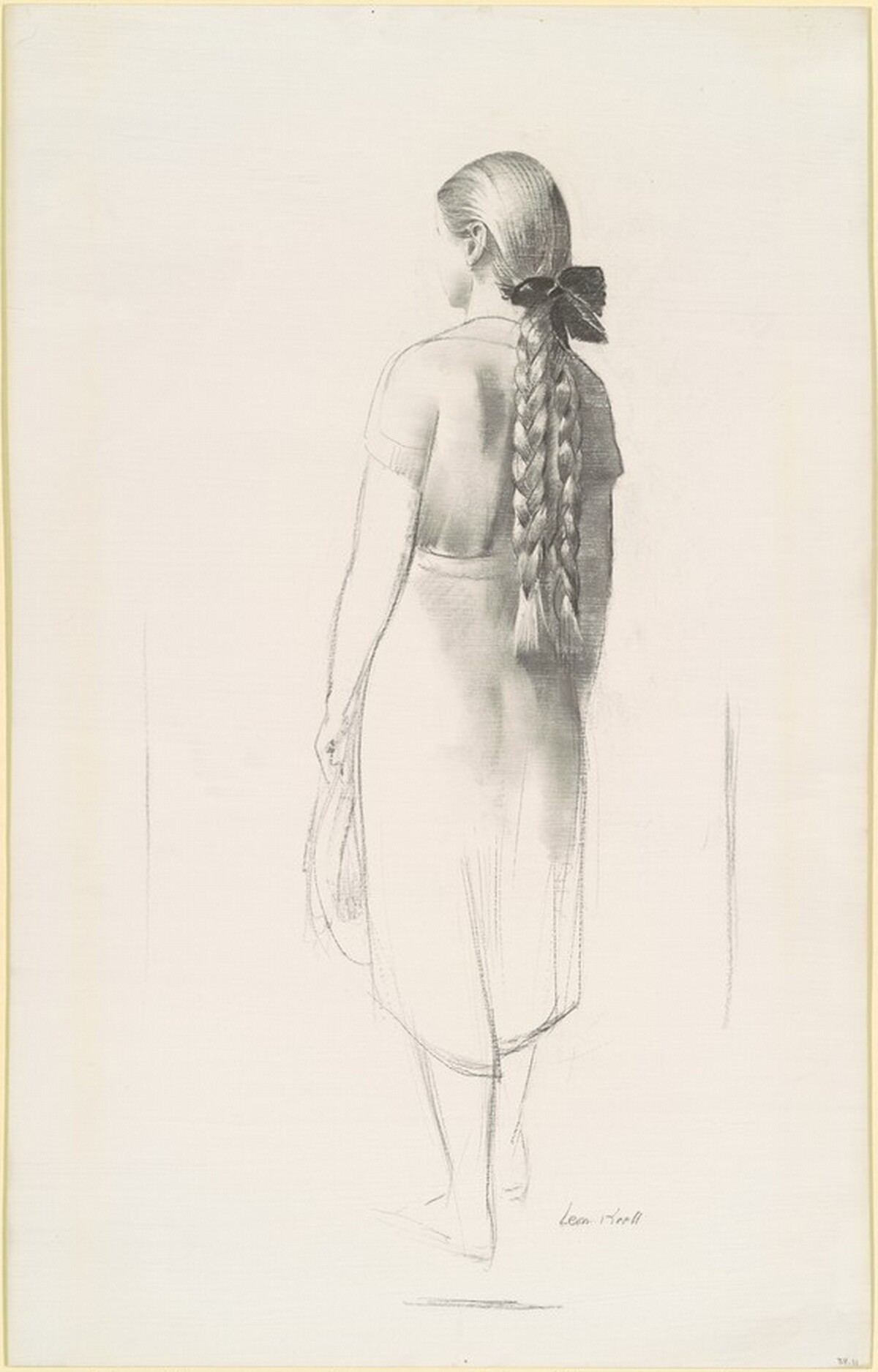 Study of Blonde Hair by Leon Kroll