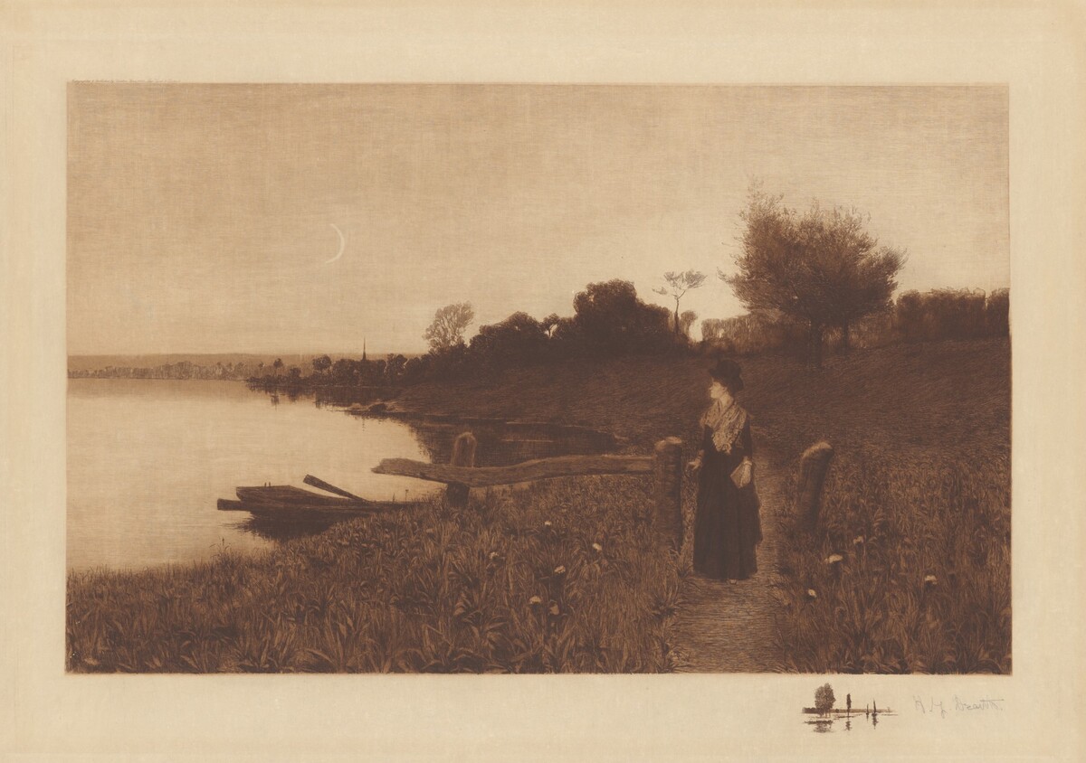Untitled (Moonlight Stroll) by Henry Golden Dearth