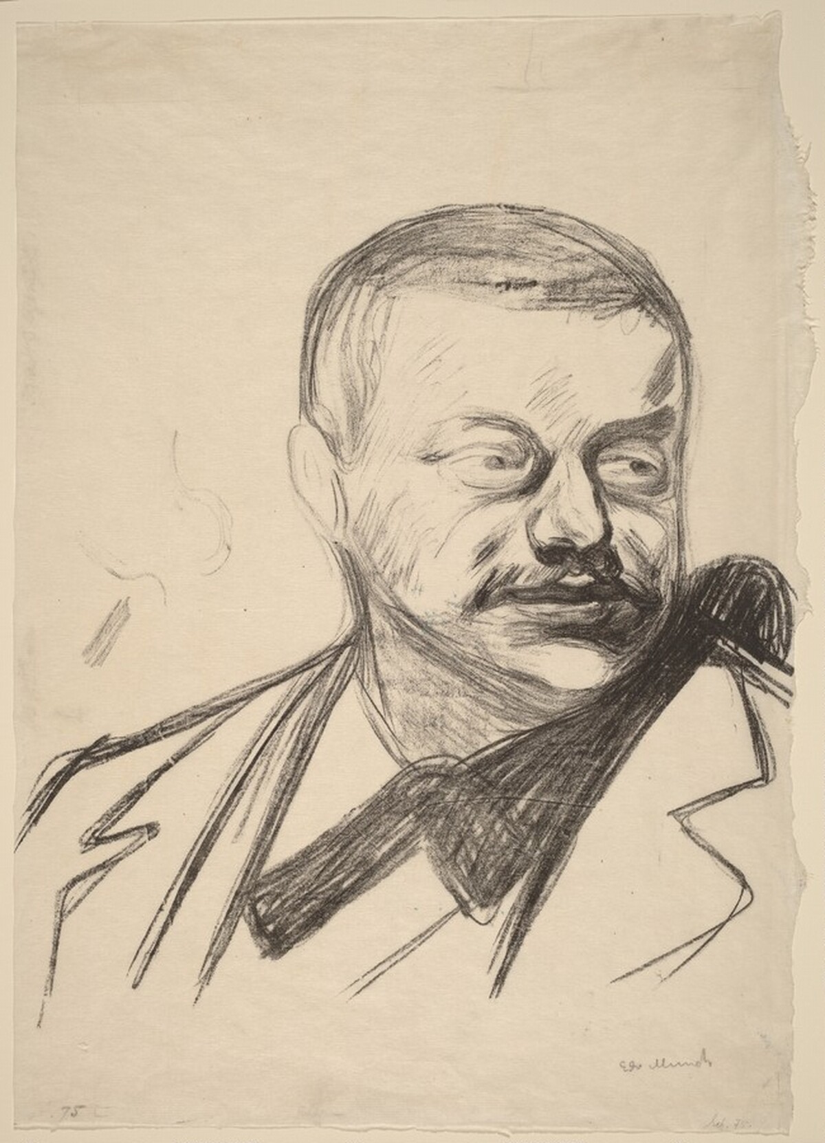 Gunnar Heiberg by Edvard Munch