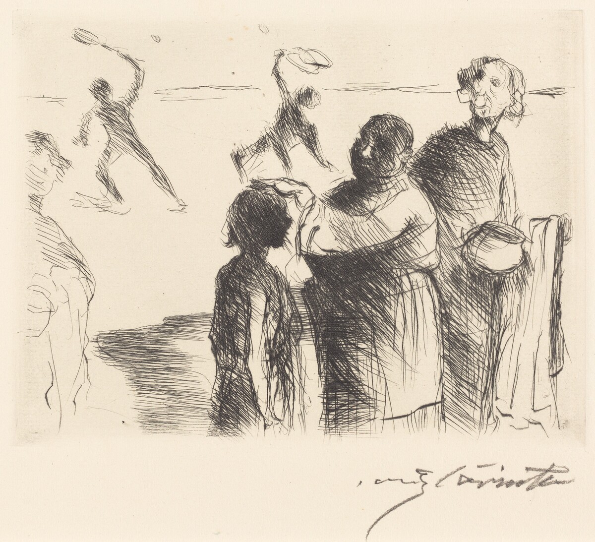 Das Gastmahl des Trimalchio: pl. II (The Banquet of Trimalchio: pl. II) by Lovis Corinth