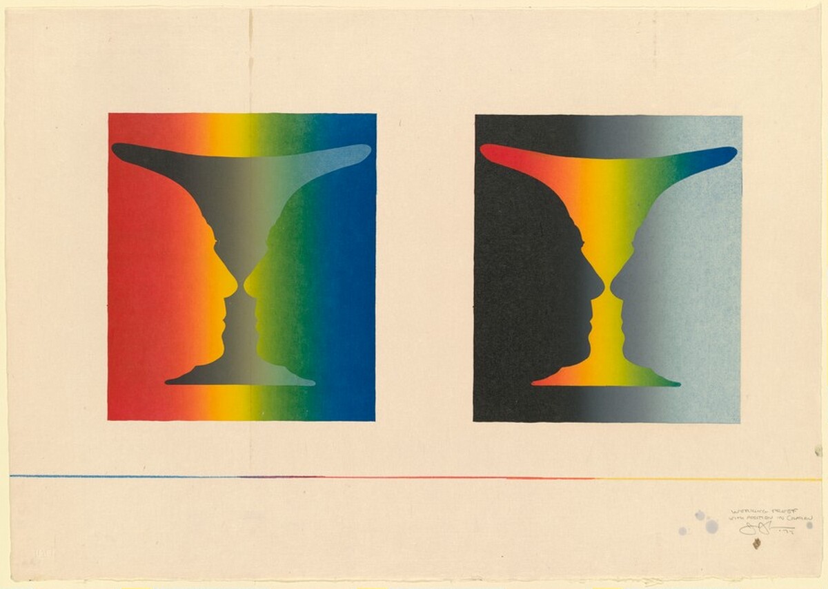 Cups 4 Picasso [working proof] by Jasper Johns