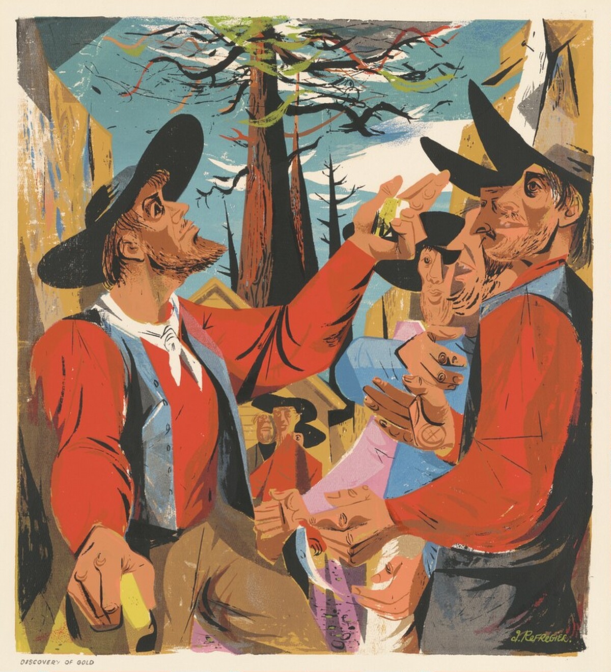 Discovery of Gold by Anton Refregier