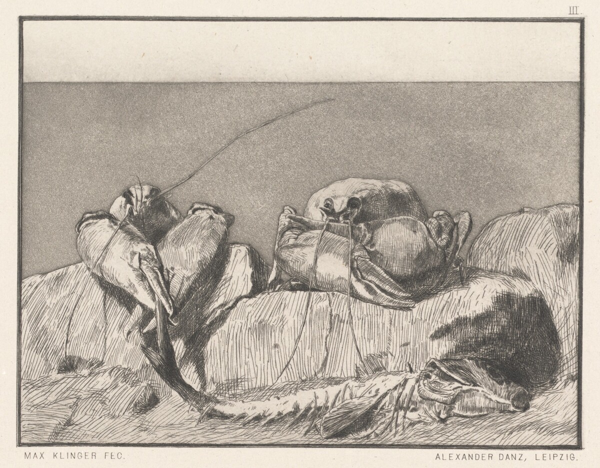 Siesta I: pl.3 by Max Klinger