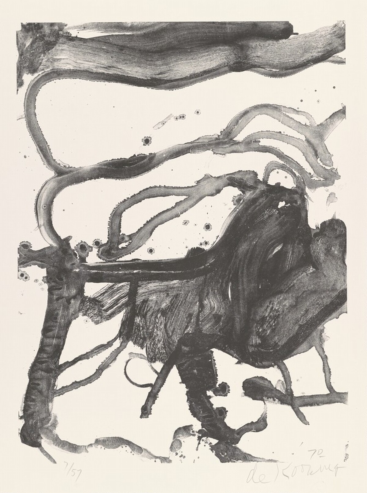High School Desk by Willem de Kooning