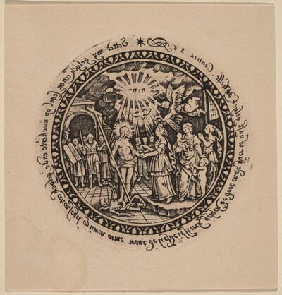 Triumphant Christ with Prophets and Saints