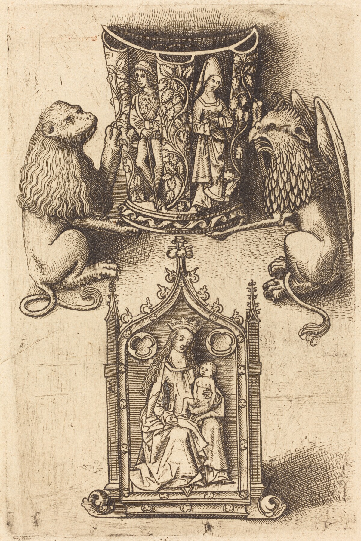 Design for a Beaker and a Pax by Master of St. Sebastian