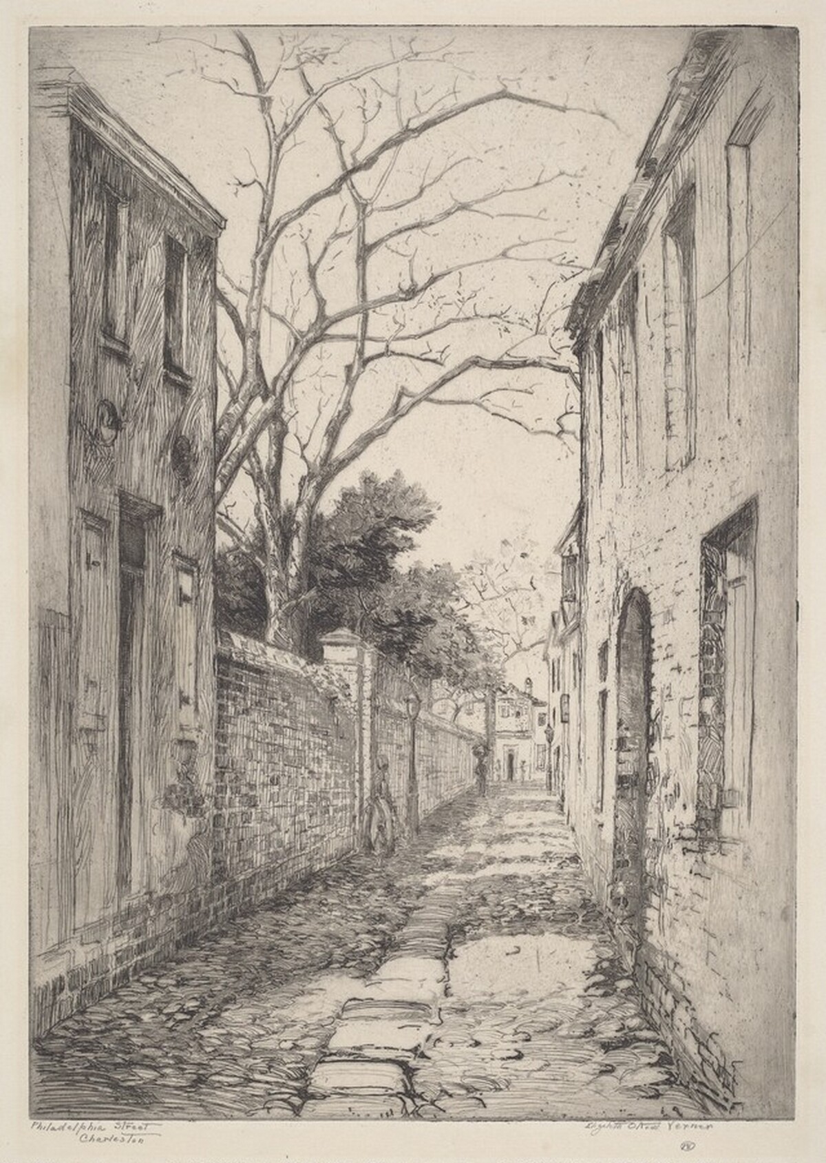 Philadelphia Street by Elizabeth O'Neill Verner