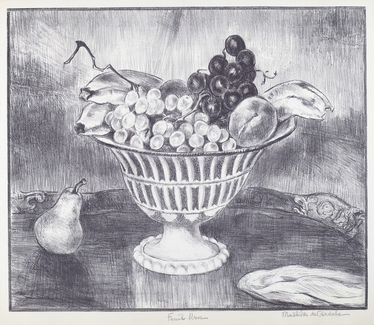 Fruit Urn by Mathilde J. De Cordoba