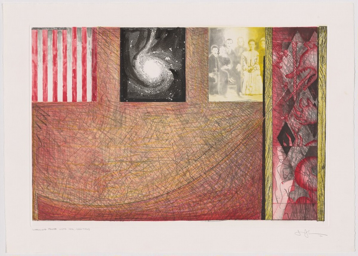 Untitled [working proof] by Jasper Johns