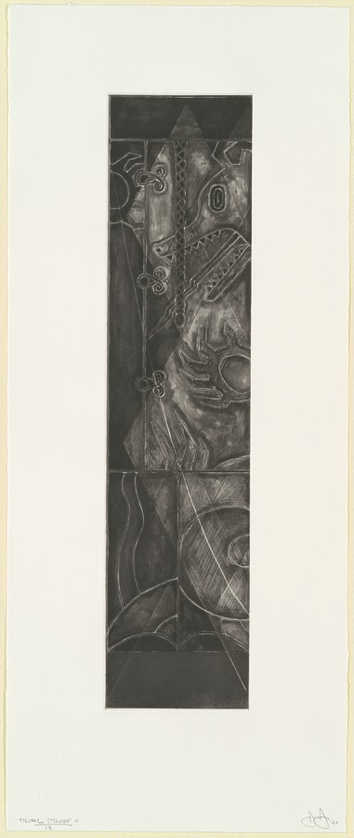 Two Costumes [trial proof 11] by Jasper Johns