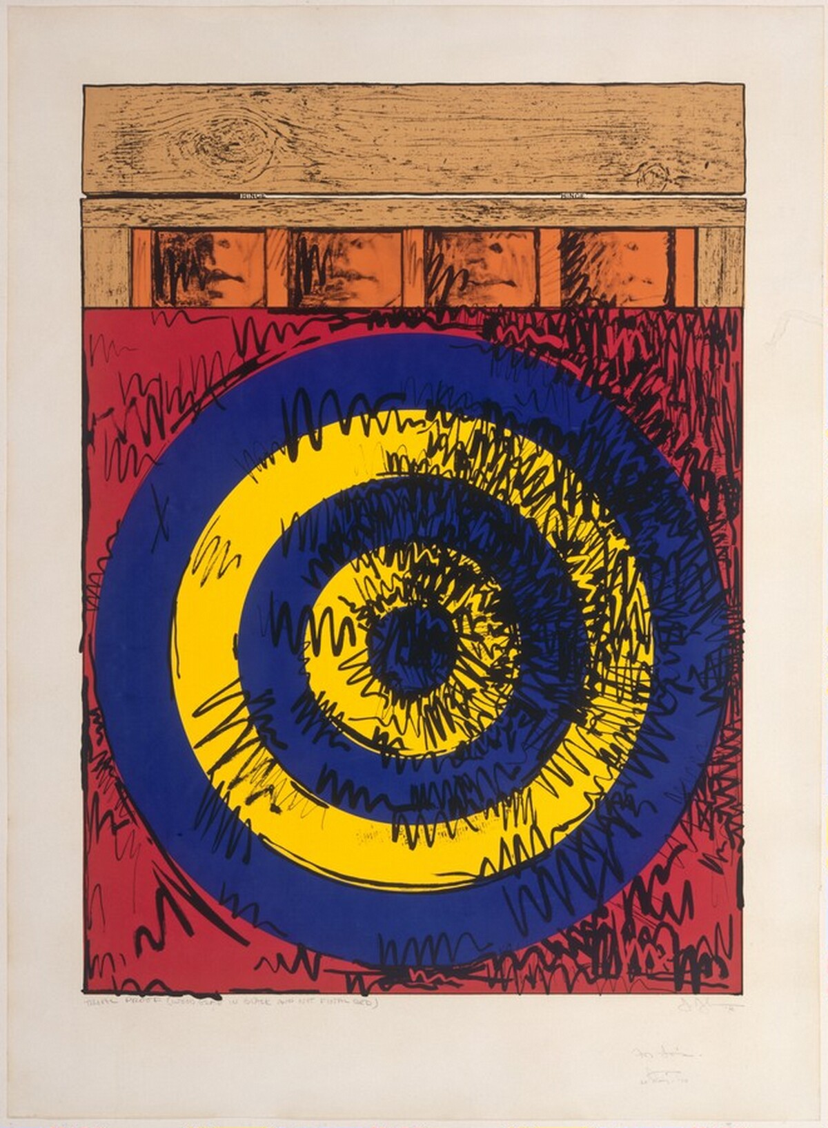 Target with Four Faces [trial proof] by Jasper Johns