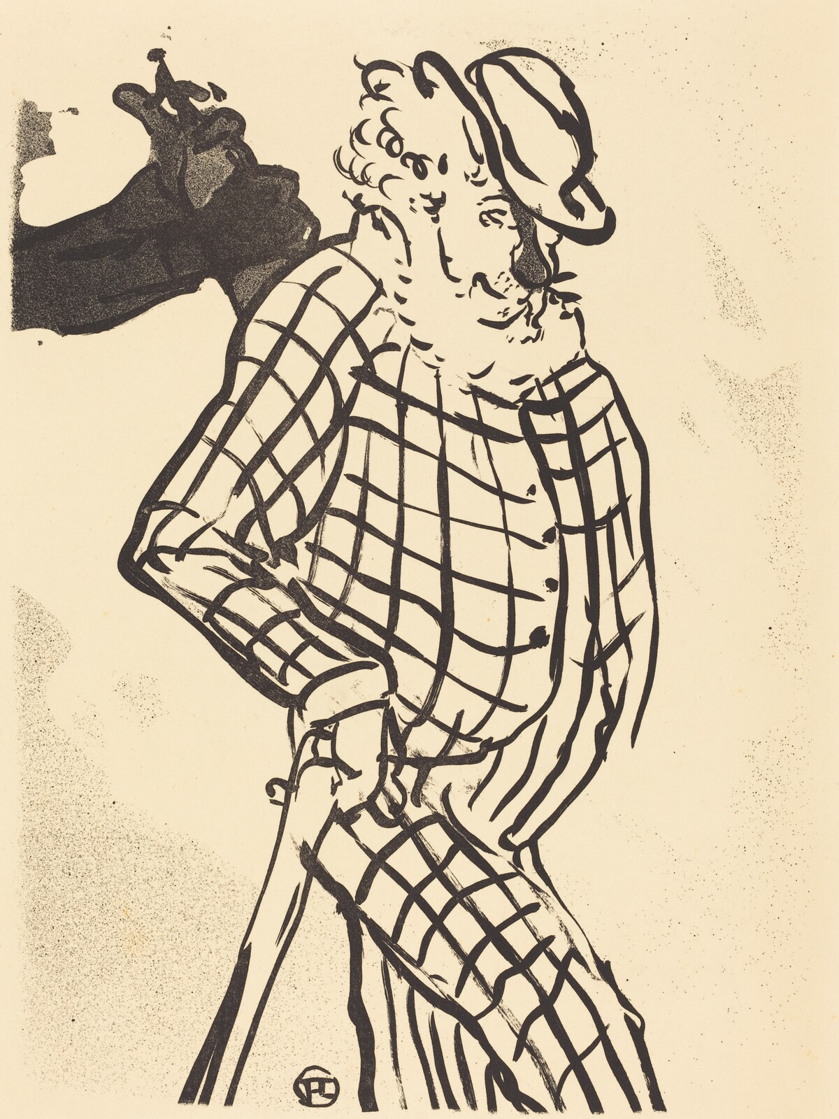 American Singer (Chanteur américain) by Henri de Toulouse-Lautrec