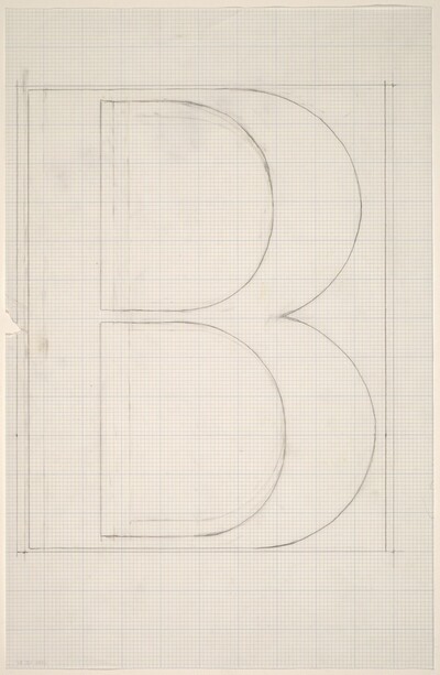 Sketch for "Building - Blocks for a Doorway" (B)