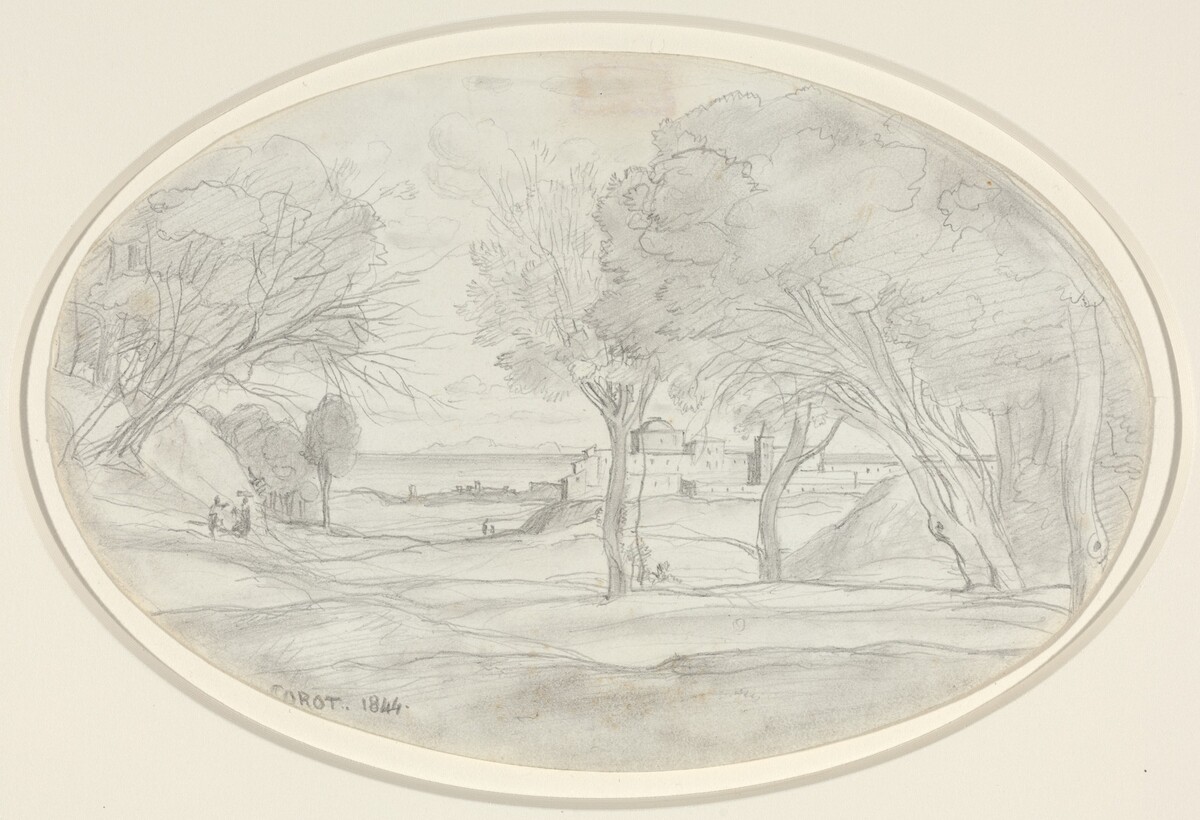 Souvenir of Tuscany by Jean-Baptiste-Camille Corot