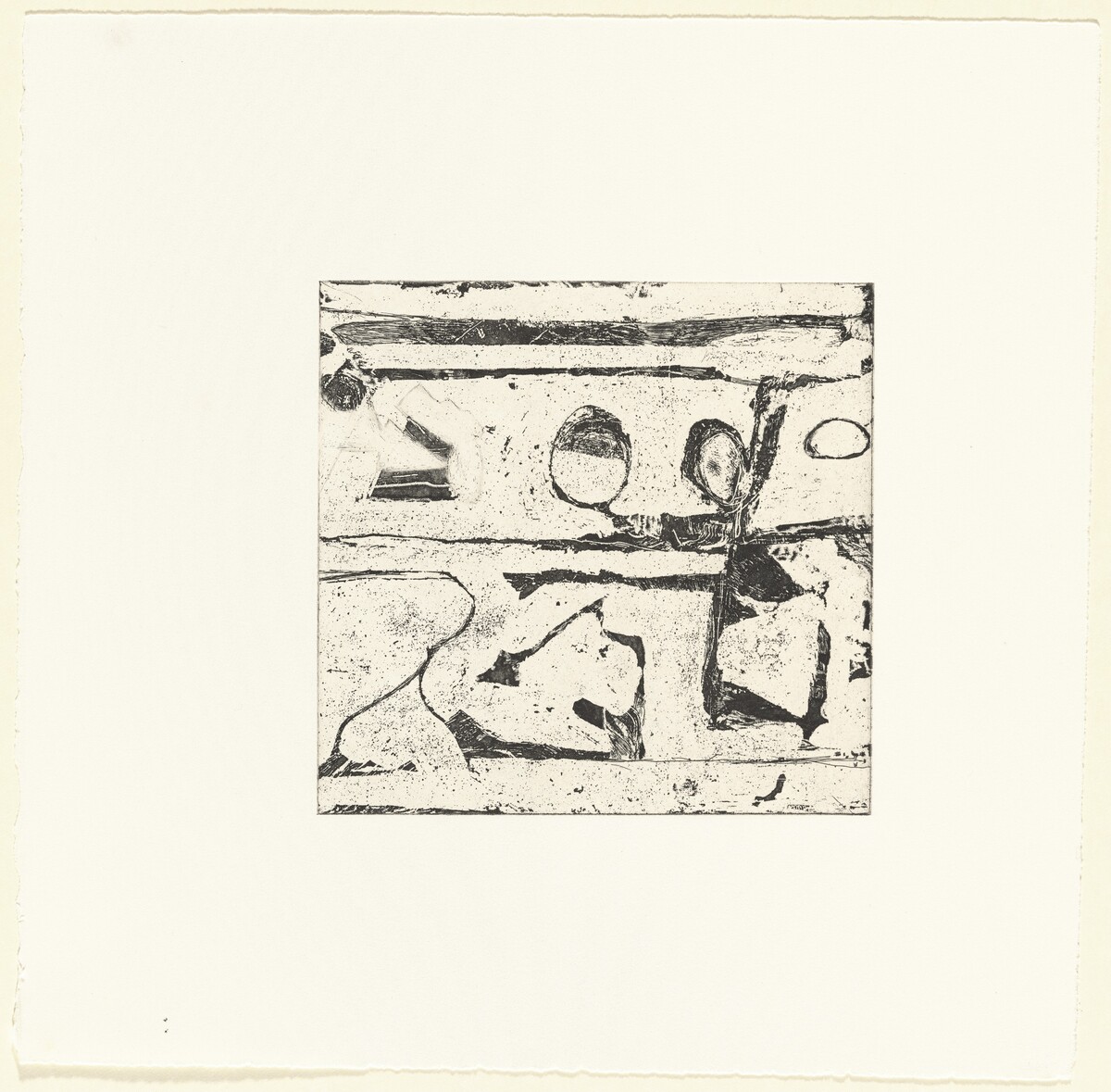 Oui [working proof 9] by Richard Diebenkorn
