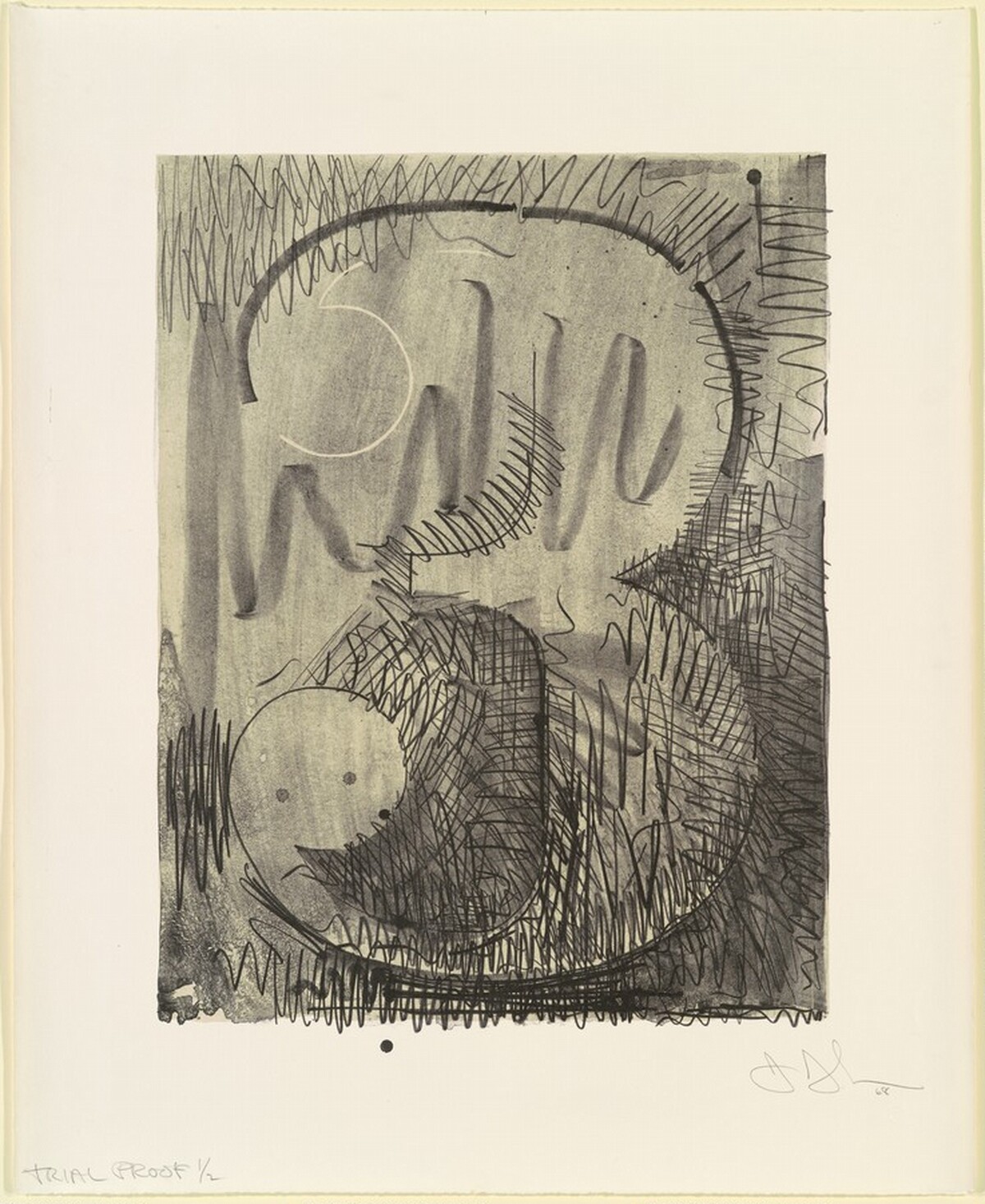 Figure 3 [trial proof] by Jasper Johns
