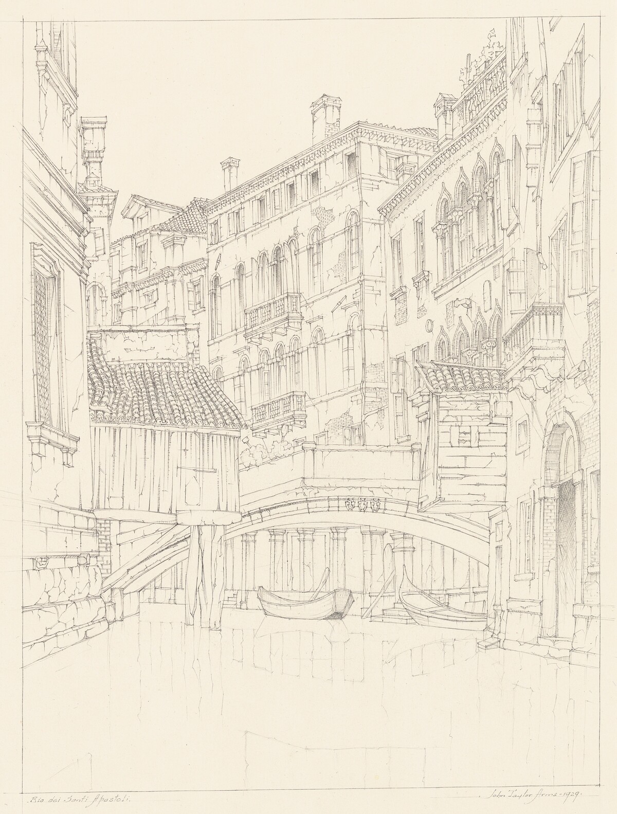 Rio dei Santi Apostoli by John Taylor Arms