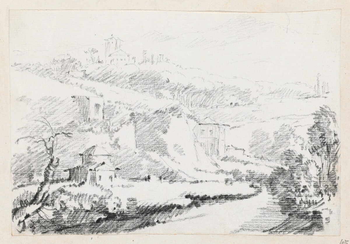 Landscape in the Alban Hills by Joseph-Marie Vien