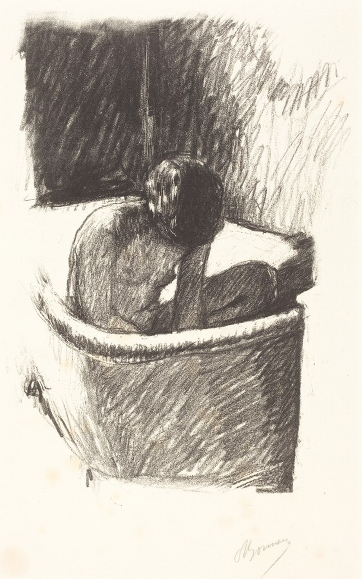 The Bath (Le Bain, deuxième planche) by Pierre Bonnard