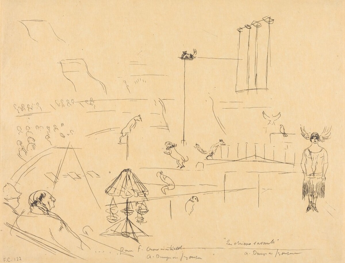 Performing Animals by André Dunoyer de Segonzac