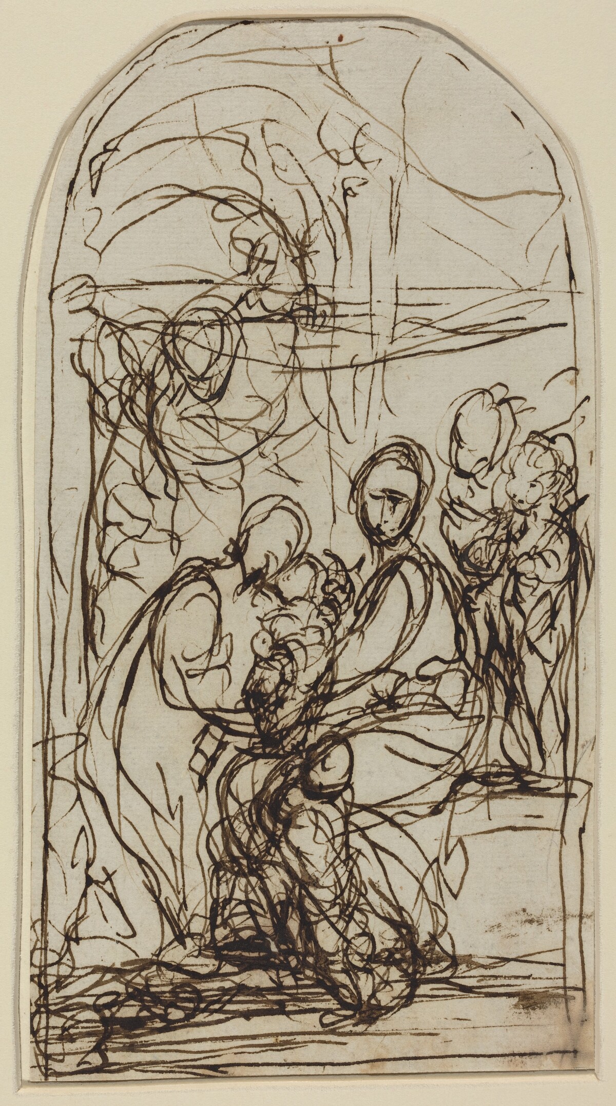 The Mystic Marriage of Saint Catherine? by Italian 17th Century