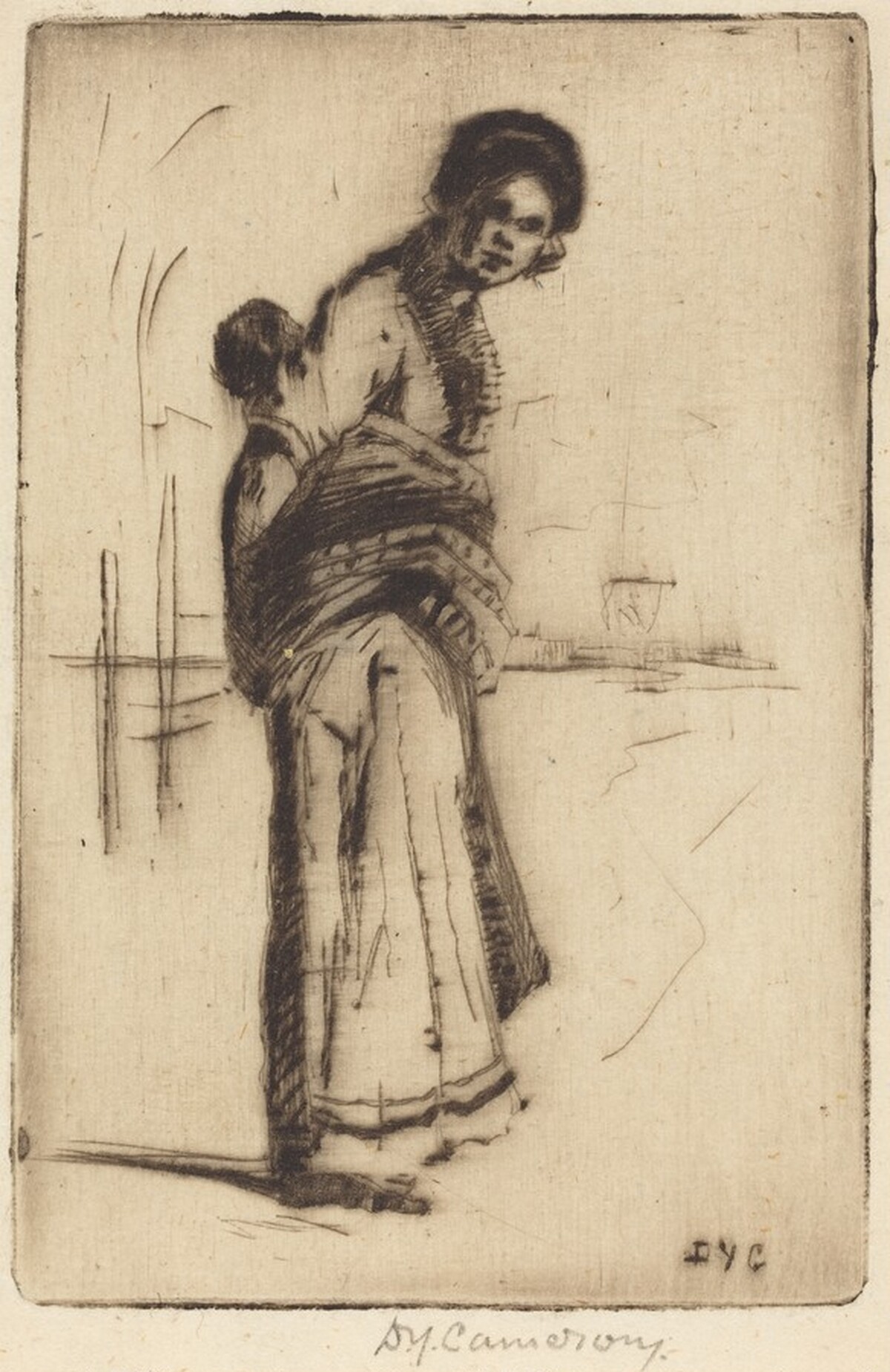 The Beggar by David Young Cameron