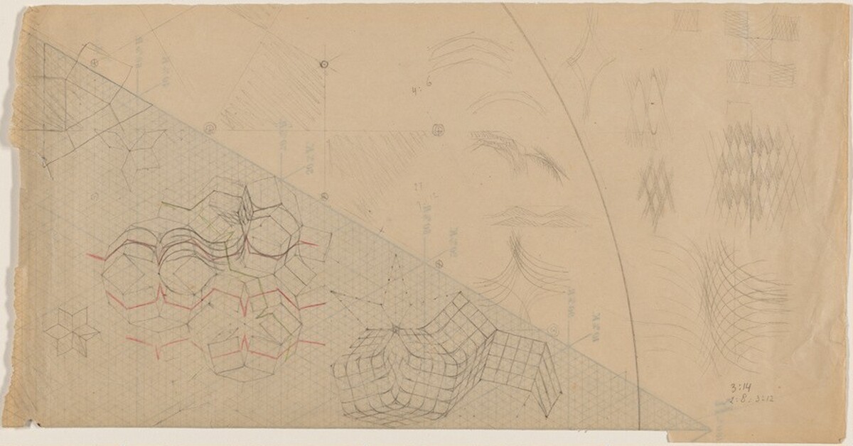 Study for Regular Division of the Plane by M.C. Escher