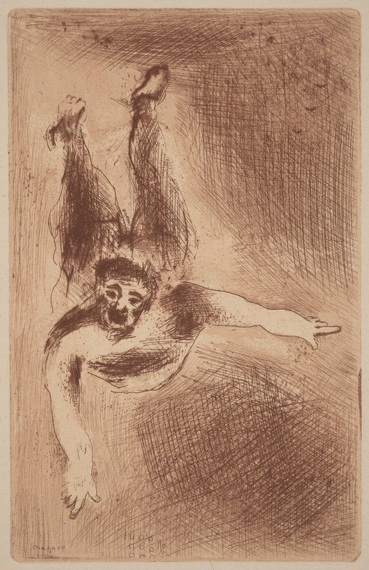 Anger II by Marc Chagall