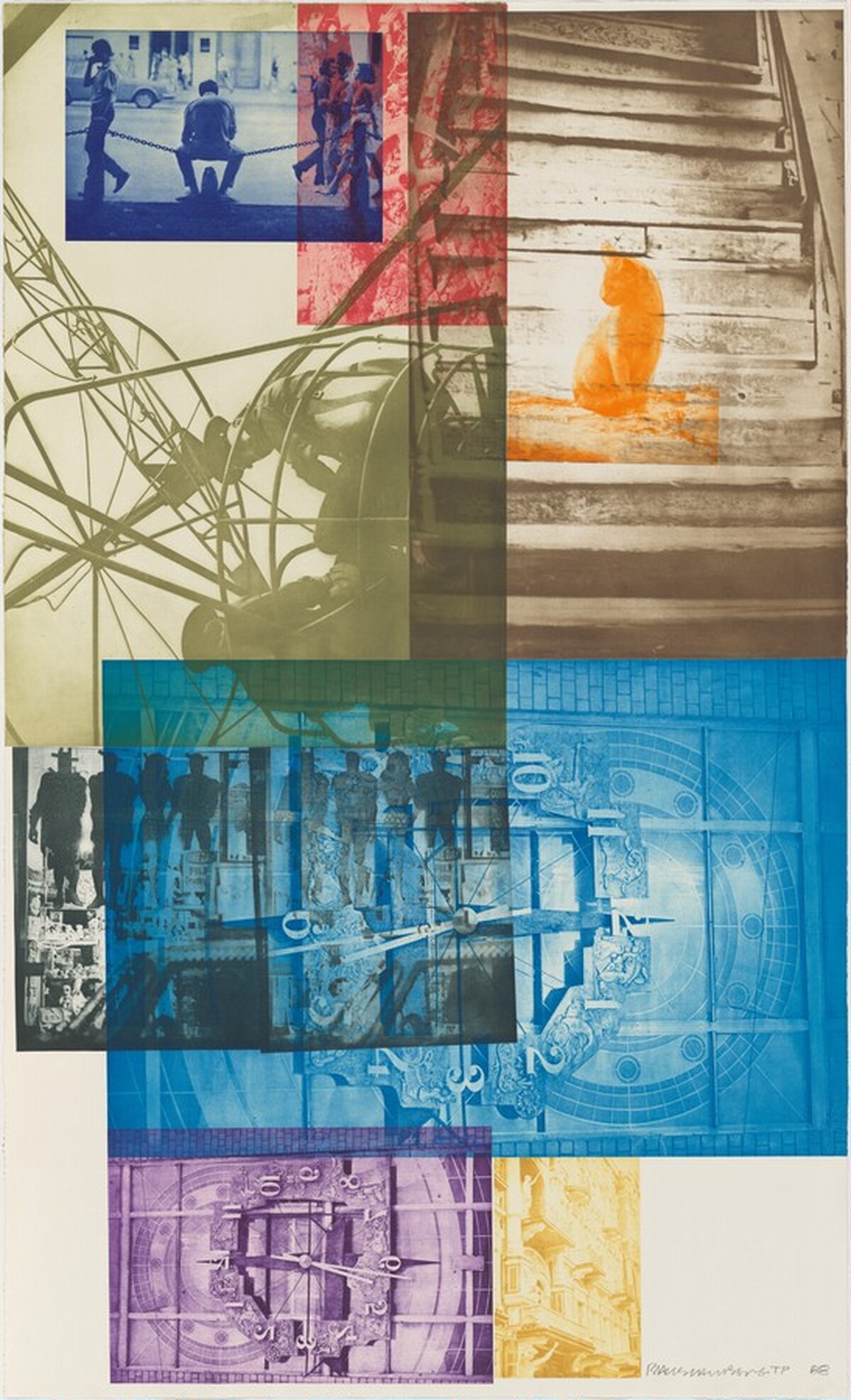 Soviet/American Array III by Robert Rauschenberg
