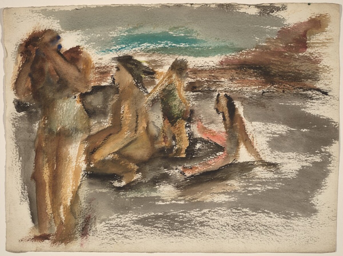Figure Wearing a Bathing Suit by Mark Rothko