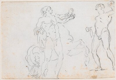 Two Studies of the Statue of Alexander and Bucephalus [verso]