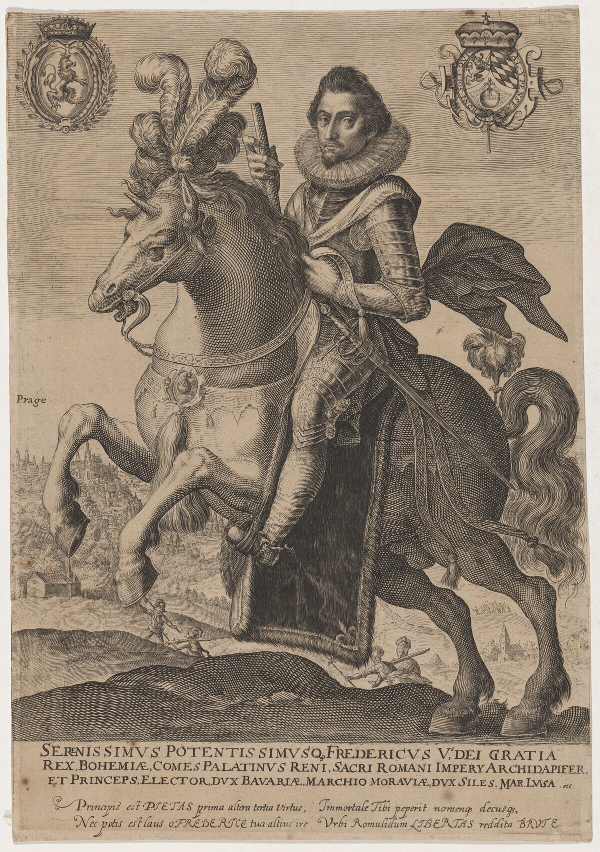 Frederick, King of Bohemia by Crispijn de Passe I