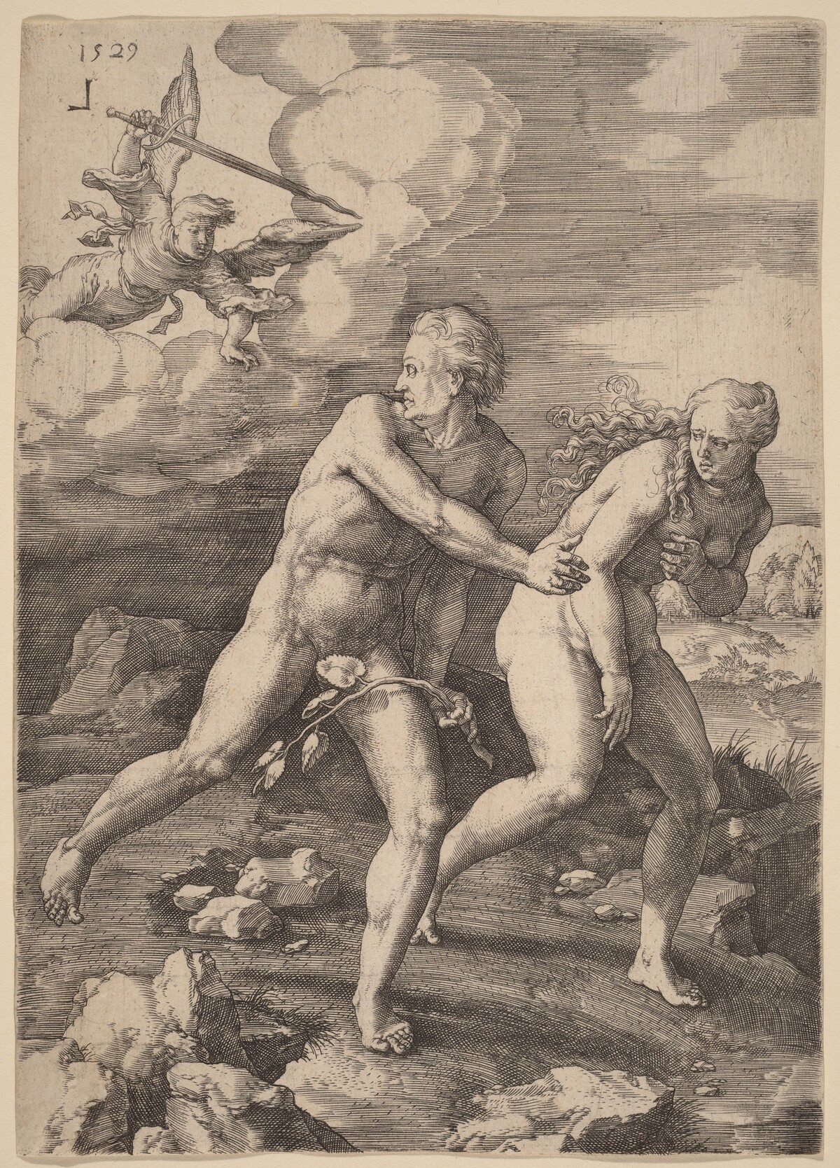 The Explusion from Paradise by Lucas van Leyden