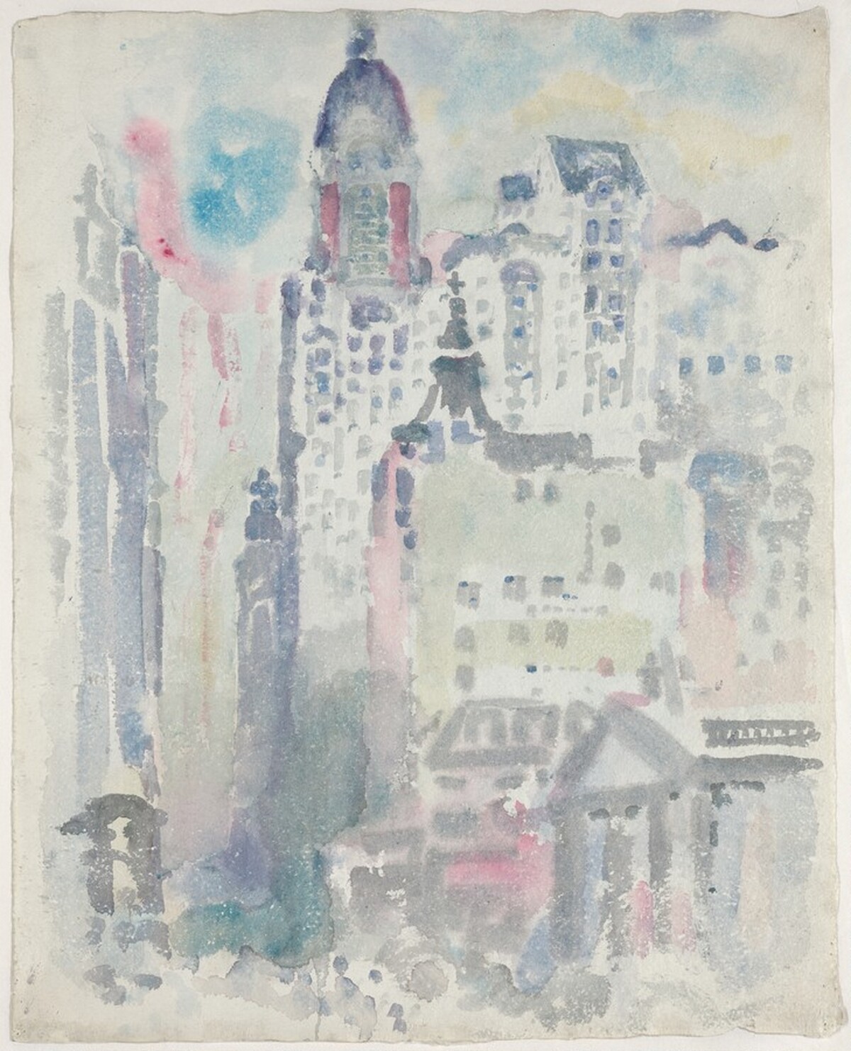 View of New York [verso] by John Marin