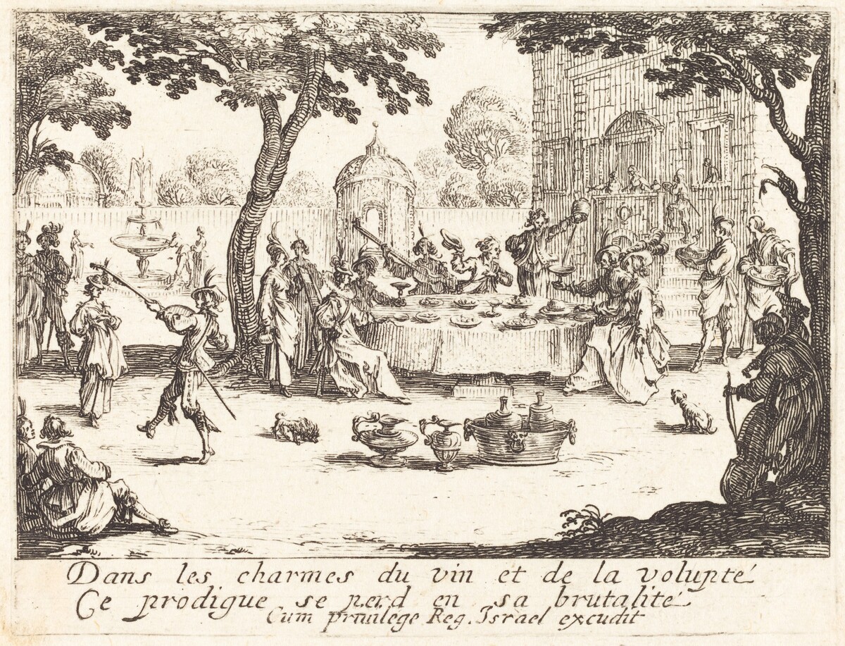 The Dissipation by Jacques Callot