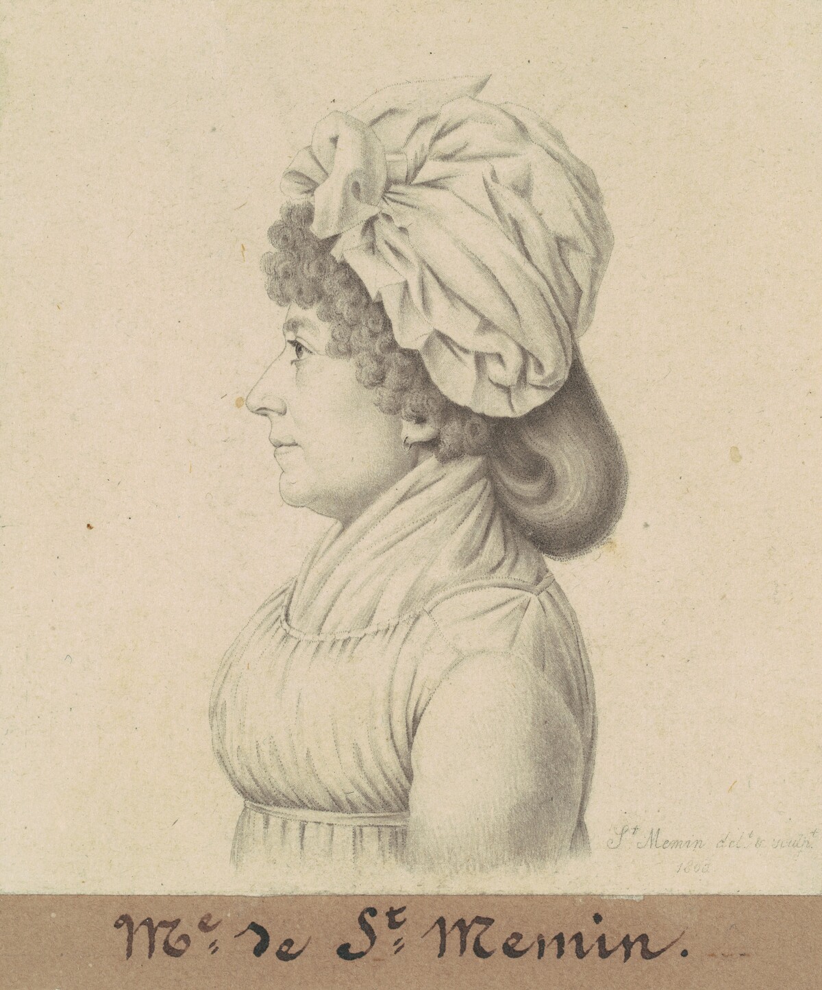 Marie-Victoire Févret de Saint-Mémin by Charles B. J. Févret de Saint-Mémin
