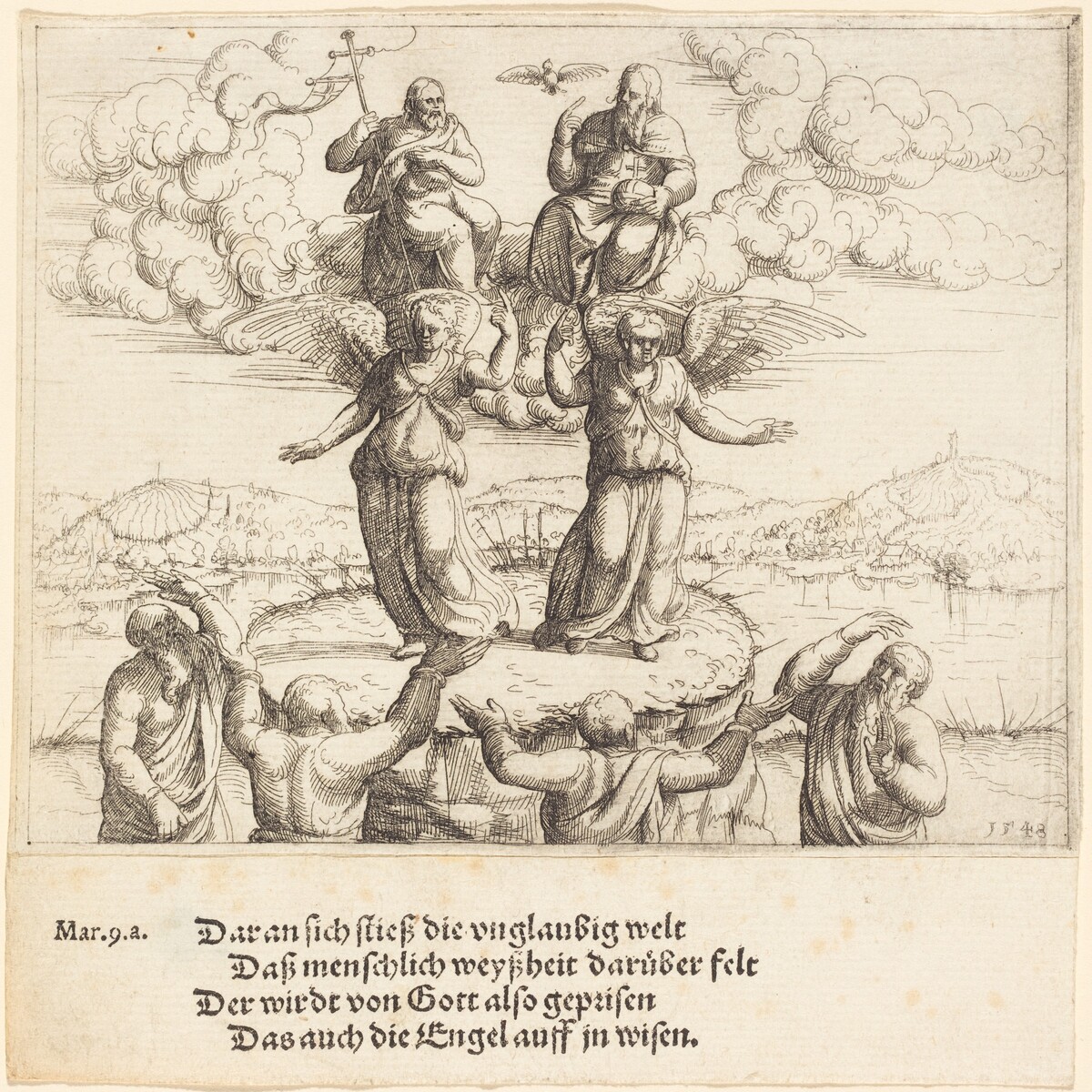 The Transfiguration by Augustin Hirschvogel