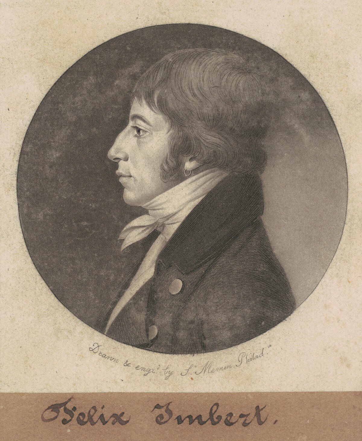 Felix Imbert by Charles B. J. Févret de Saint-Mémin