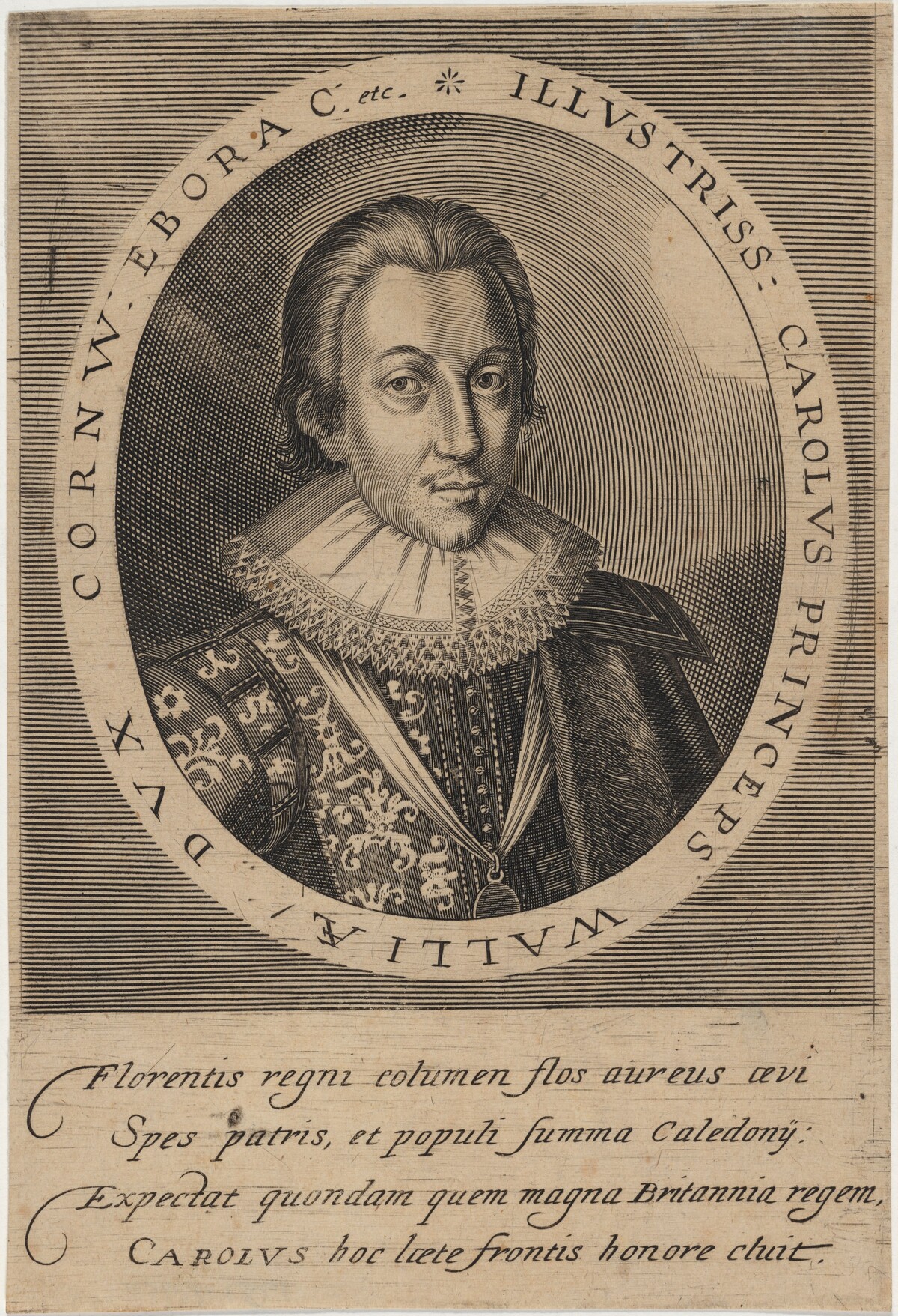 Charles I as Prince of Wales by after Crispijn de Passe I