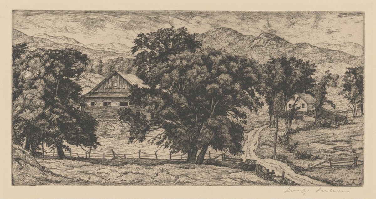 Stowe Hollow by Luigi Lucioni