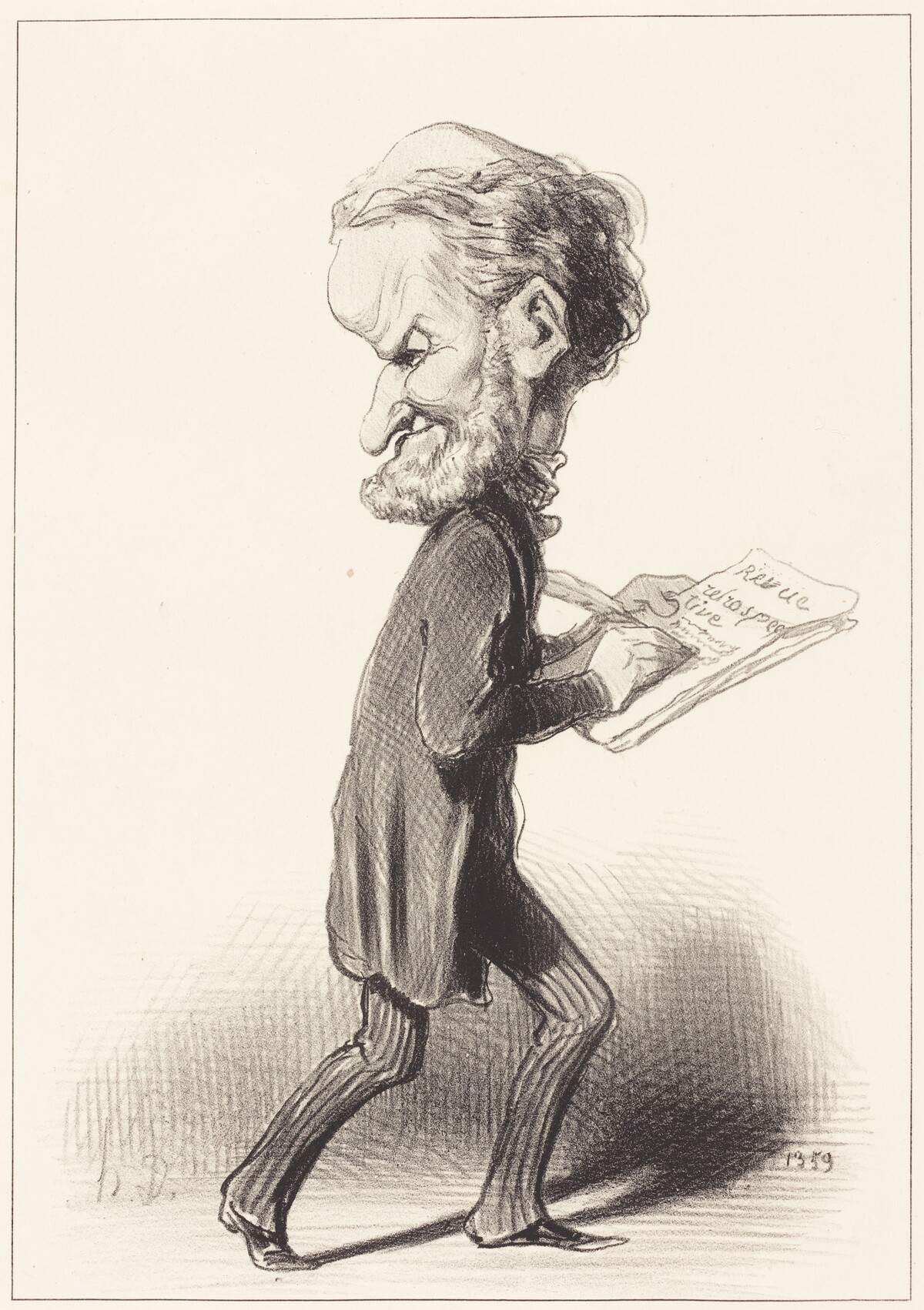 J. Antoine Taschereau by Honoré Daumier