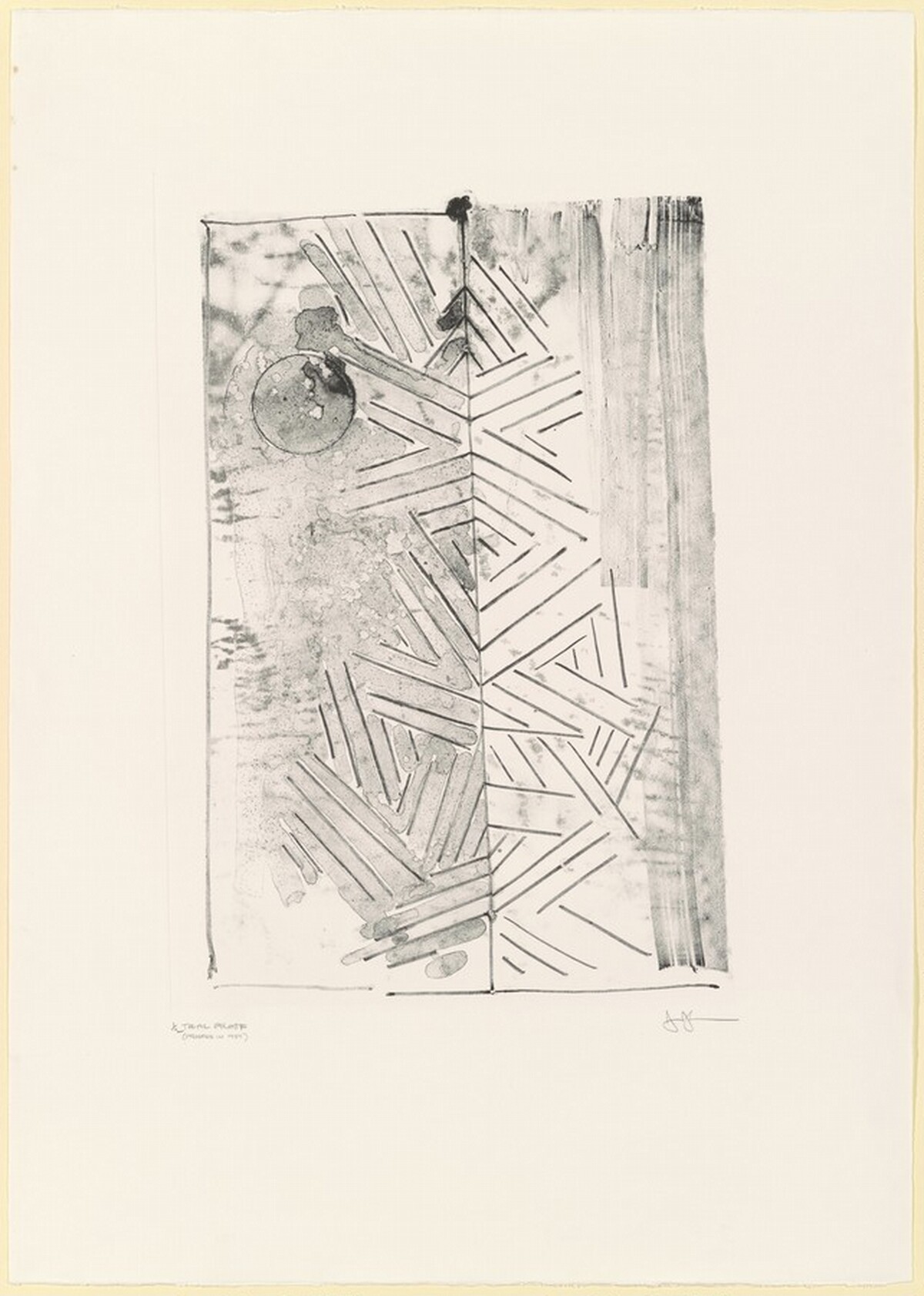 Crosshatch [trial proof] by Jasper Johns