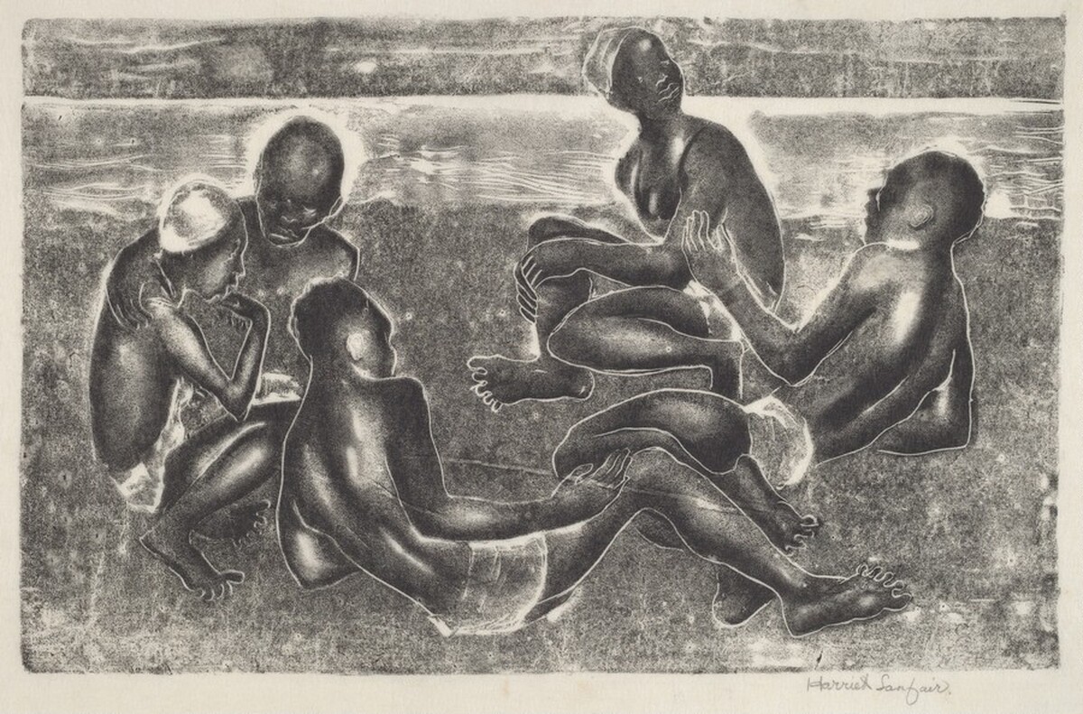 Untitled (At The Beach) by Harriet Keese Lanfair