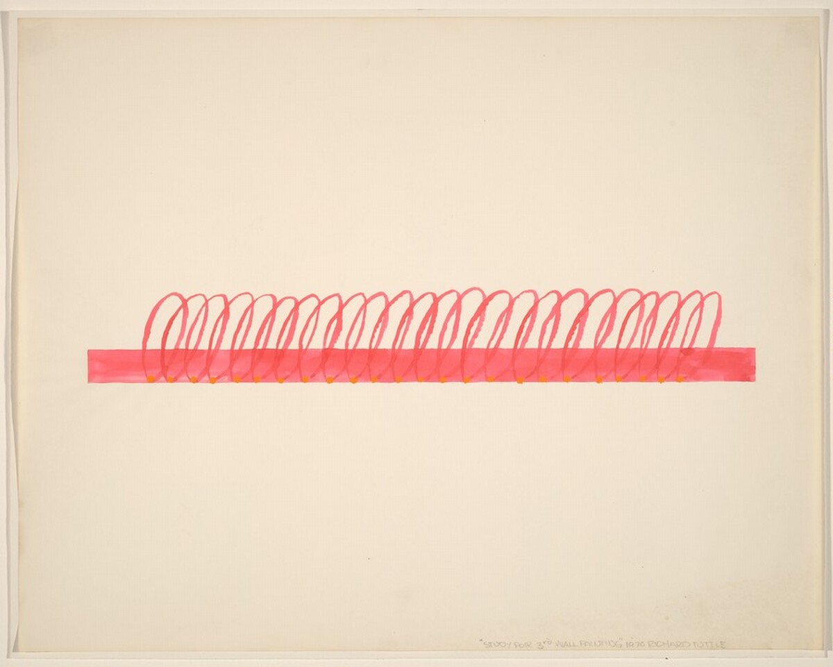 Study for 3rd Wall Painting by Richard Tuttle