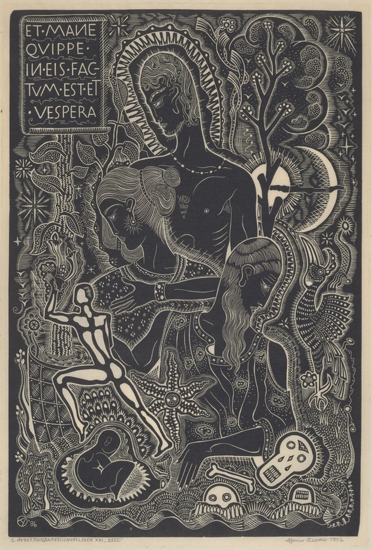 Et Mane Quippe In Eis Factum Est Et Vespera by Alfonso Ossorio