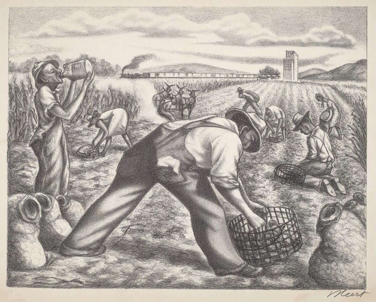 Untitled (Work in the Fields) by Joseph John Paul Meert